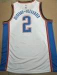 NBA 2 Gilgeous-alexander OKC Thunder 19-20 Maillot blanc imprimé